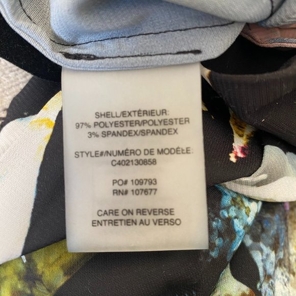 ALICE + OLIVIA Floral Print A-Line Mini Skirt - Picture 7 of 8